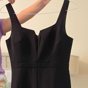 Black women's overall Size 6 USA Petite